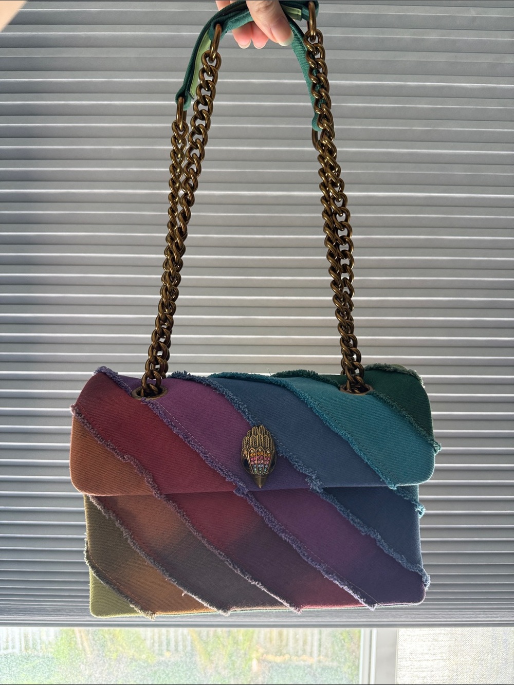 Kurt Geiger London Kensington rainbow denim - Picture 3 of 6